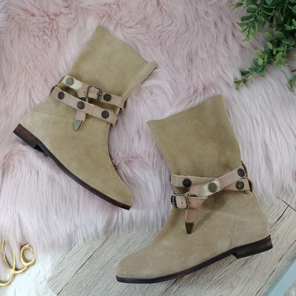 Free People Bono Hayden Buckle Strap Boot - Picture 2 of 7